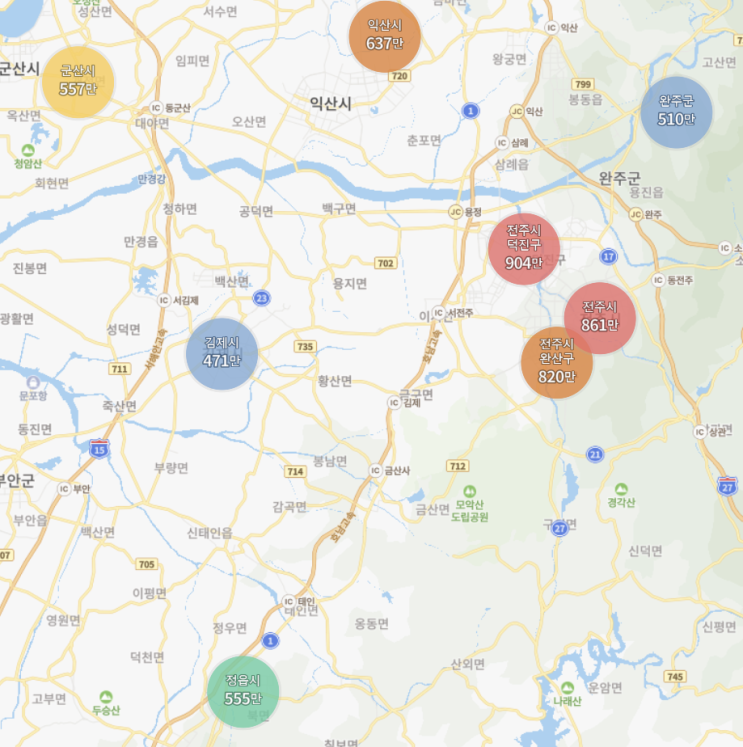  [부동산] 전주 시세 전망 투자 지역/동/아파트 찿기