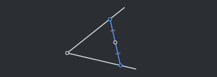 [7.9] 유클리디아 (Euclidea) 중점을 통한 선분 공략