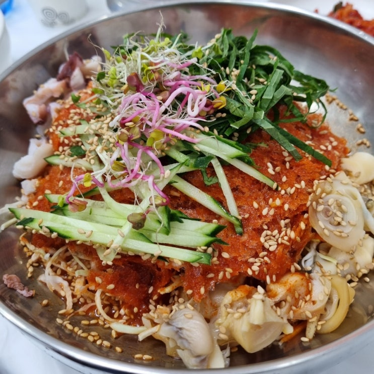  [강릉 견소동] 안목항물회 : 안목해변 꼬막비빔밥, 물회 맛집