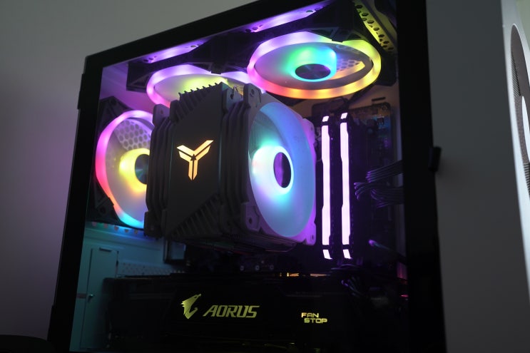  커세어 QL120 RGB iCUE PC 시스템 팬 쿨러 장착 후기