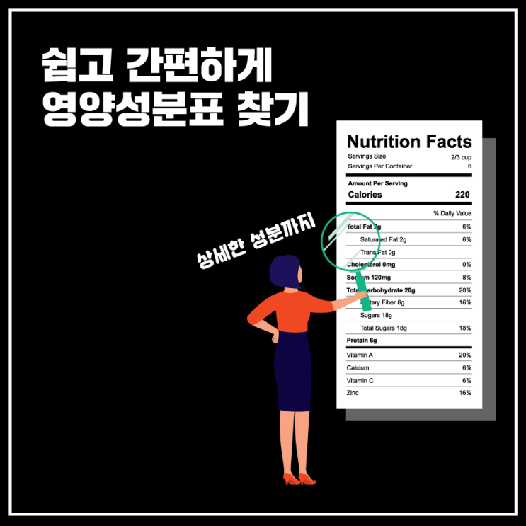  다이어터&헬서에게 딱! 간편한 영양성분 확인방법