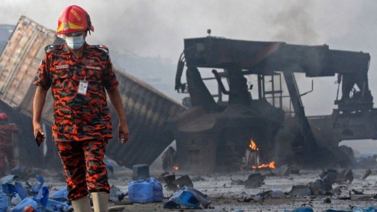 [2022.6.6. BBC 월드 뉴스] 방글라 창고 폭발, 최소 40명 사망... 