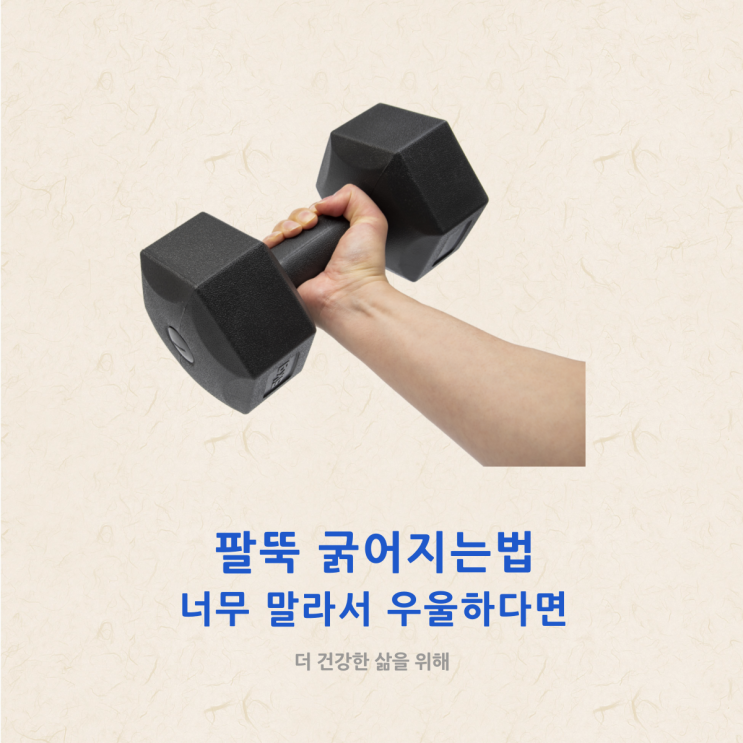  팔뚝 굵어지는 법 너무 말라서 우울하다면