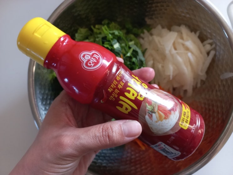  오뚜기비빔장으로 비빔국수만들기