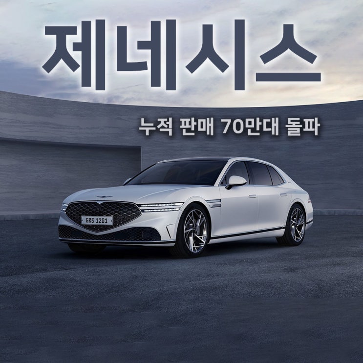  [홍스사회이슈] "수입차보다 제네시스"...누적 판매 70만대 돌파