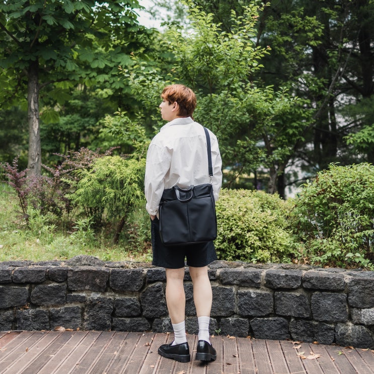  남자 크로스백 추천, 에센셜 가죽 가방 매드고트 아르더 토트백