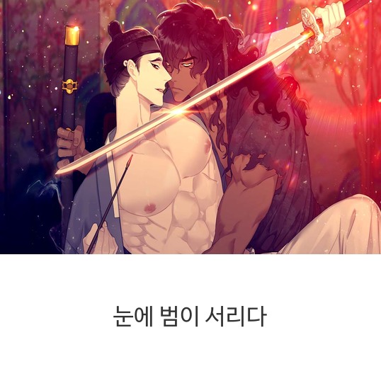  웹툰 눈에 범이 서리다