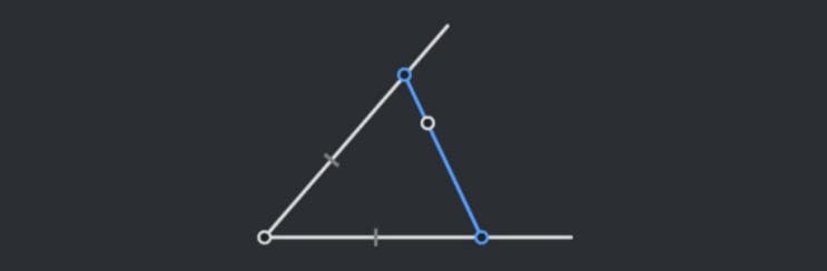  [7.10] 유클리디아 (Euclidea) 이등변 각도 공략
