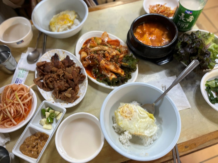[동대문]송정식당 불꼬지백반 노포맛집