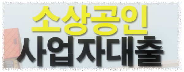  정부지원 소상공인 사업자 대출