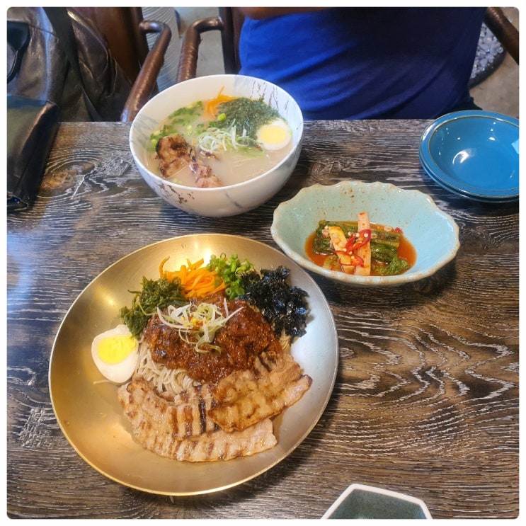  제주 브릭캠퍼스 맛집 모던돔베 제주도 메밀국수