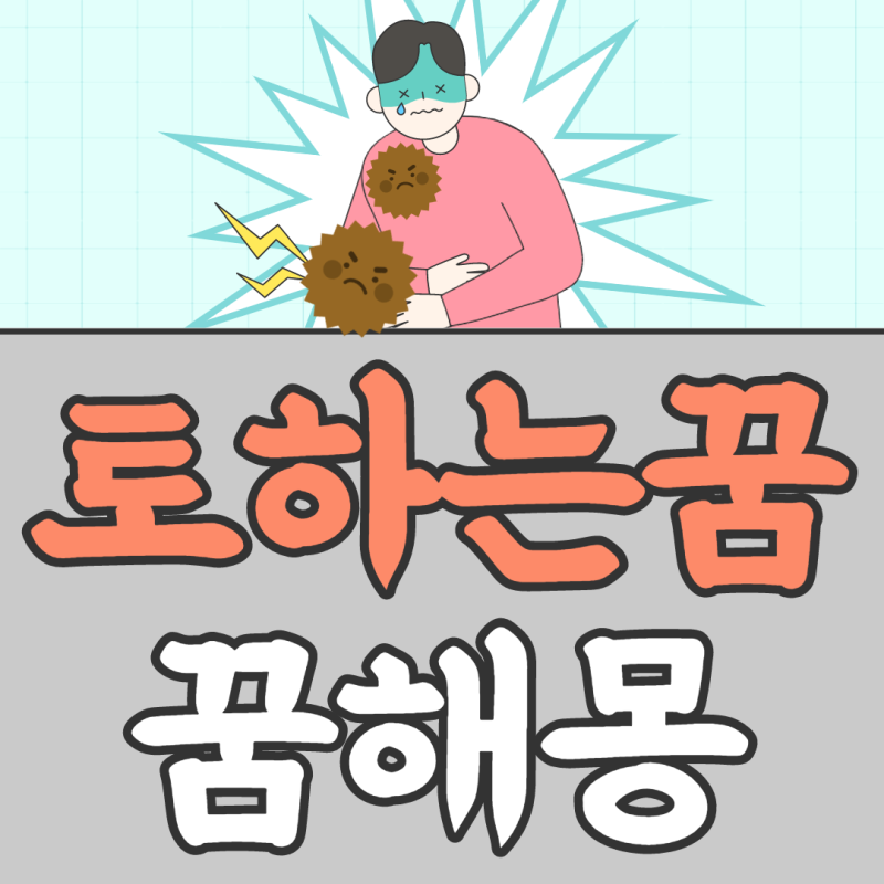 토하는꿈, 꿈해몽!?