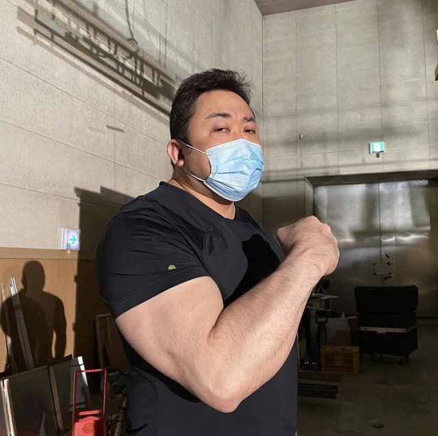 마동석 짤 은근히 귀여움 포인트..? [반전 모음]