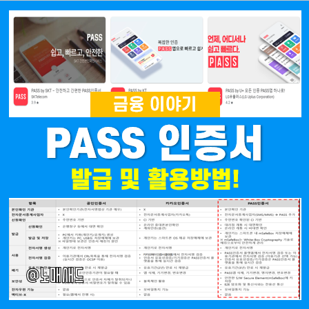 PASS 인증서 발급 및 활용방법 카카오인증서, 공동인증서와 차이점 PASS 인증서 발급 및 활용방법 카카오인증서, 공동인증서와 차이점