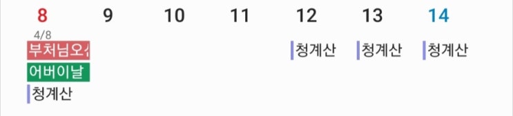  22년 5월 둘째주 산행기록