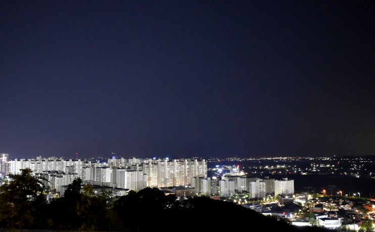 전북 익산/ 익산 가볼 만한 곳 - 배산 (익산시의 야경을 보기 좋은 곳)