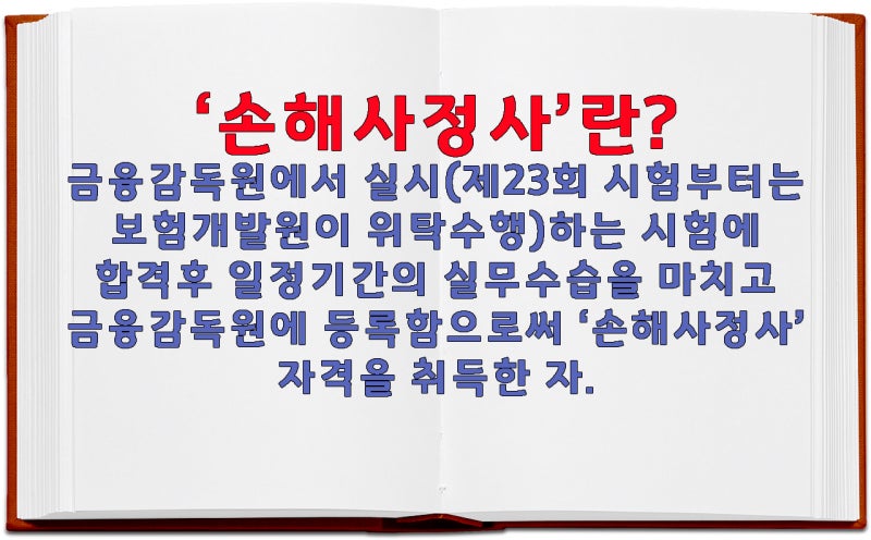 손해사정인, 손해사정사, 보험전문가는 구체적으로 무엇을 할까. 1