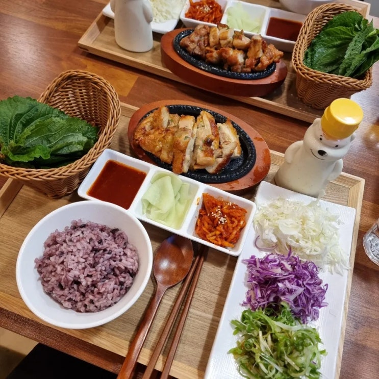 [김해진영맛집] 쌈마이 닭쌈밥 8,000원의 행복! 내돈내산! 직장인 점심메뉴!
