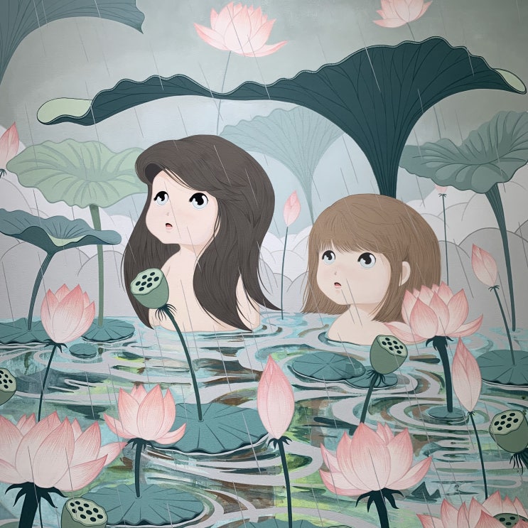  서울숲 전시회 : 아뜰리에 아키 이연미 개인전 Hide&Seek <Alison + Olivia in to the garden>