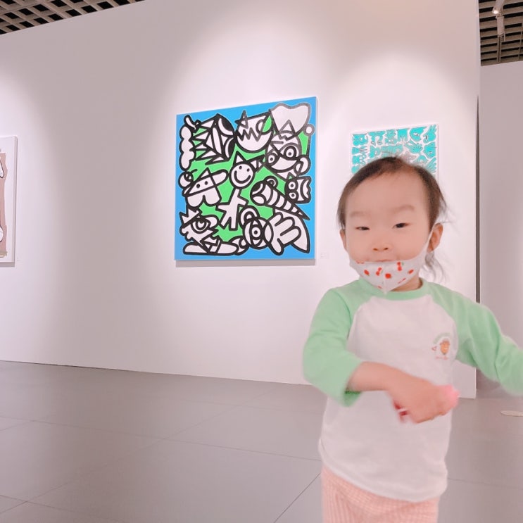  [무료전시] 4살 아기와 더현대서울 현대미술 전시 아이엠 그라운드