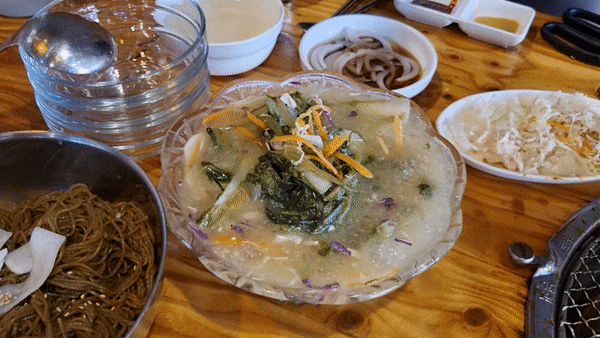 부산닭갈비 초계탕도 맛있었던 모닭불 부산사상밥집