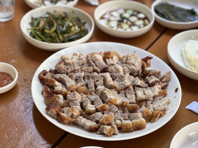 [21.08.14] 대구 비슬산 계곡뷰 식당 '바우산장' 통돼지바베큐 3