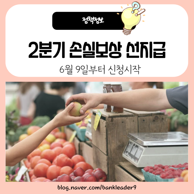  2분기 손실보상 선지급 접수시작 : 신청기간, 접수방법 정리