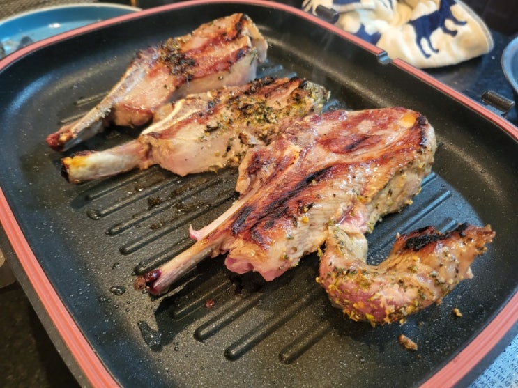  COOKUS / 쿠커스 멀티압력팬 활용도 높은 양면프라이팬으로 양고기 숄더랙 BBQ