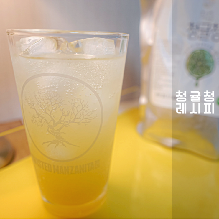  맛있는철학자 제주청귤청 청귤에이드 외 2종 레시피 간단 활용 방법