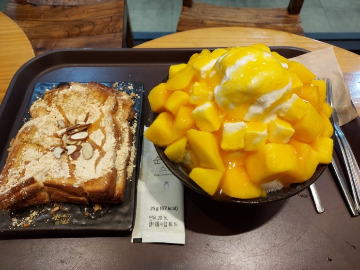  [인천/부평] 디저트 카페 설빙(애플망고치즈 빙수ㆍ인절미 토스트)