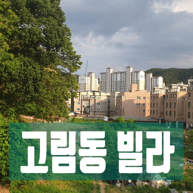  용인시 처인구 고림동, 눈여겨볼 필요가 있는 빌라 급매