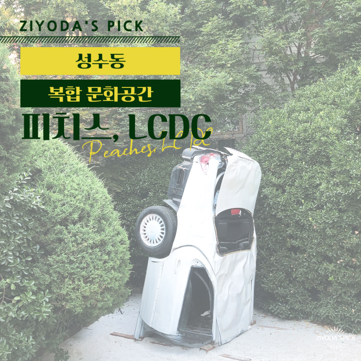  *성수동* 가볼만한 곳. 핫플레이스 '피치스, LCDC 외'