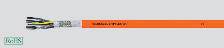 SHIPFLEX 121 cable for drag chain, halogen-free