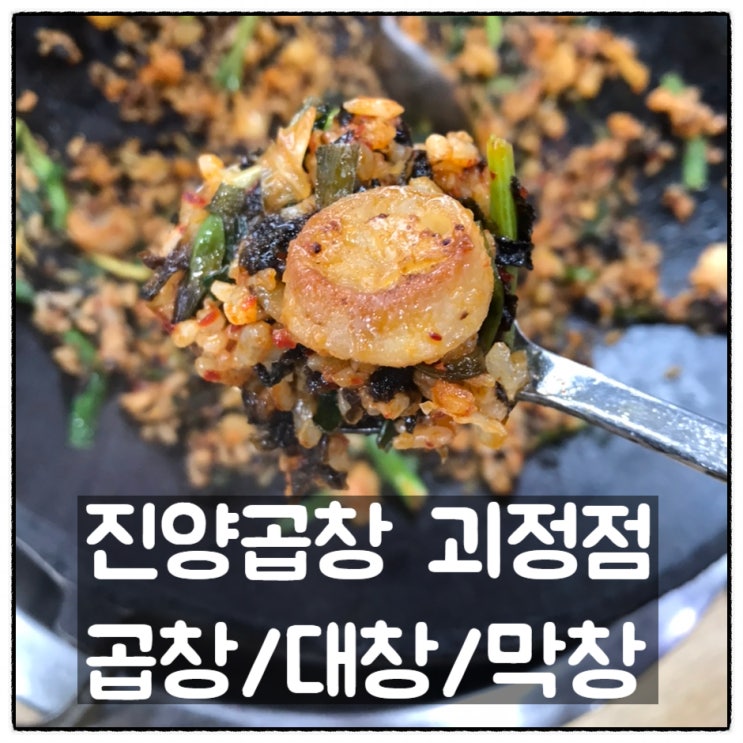  진양곱창 괴정점 곱창 대창 막창 소주 후기