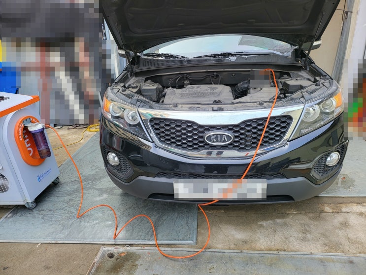 쏘렌토 중고차 카본클리닝 쏘렌토 중고차 카본클리닝
