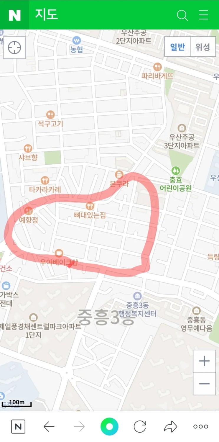  전대후문, 전대고시촌, 전대복개도로, 전대상권, 상가