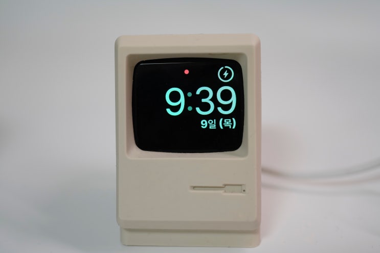 애플워치 충전 화면 탁상 시계 모드 설정하기