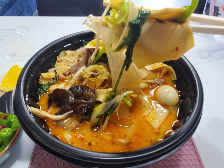  천안시 두정동 마라탕 맛집 라쿵푸마라탕앤마라샹궈 두정점 곁들일 소스 팁 공개
