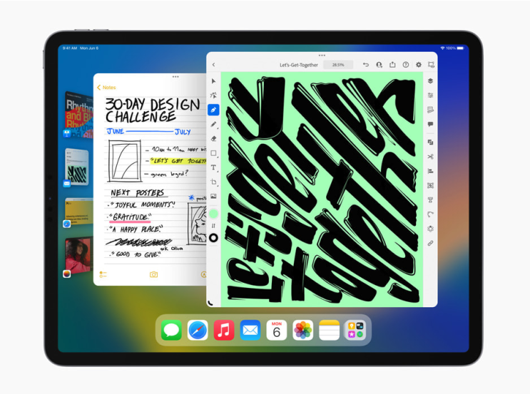  iPadOS 16 신기능 스테이지 매니저 - 애플판 DEX 모드?
