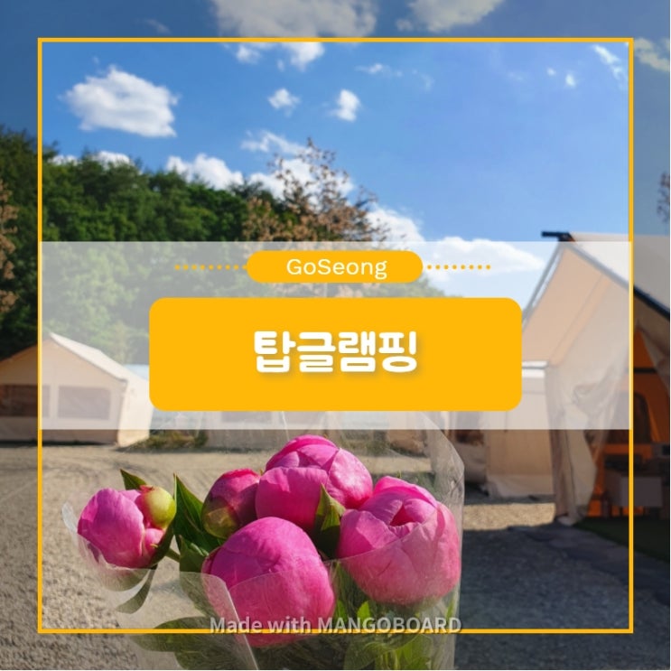 [고성]작약이 이쁜 탑글램핑