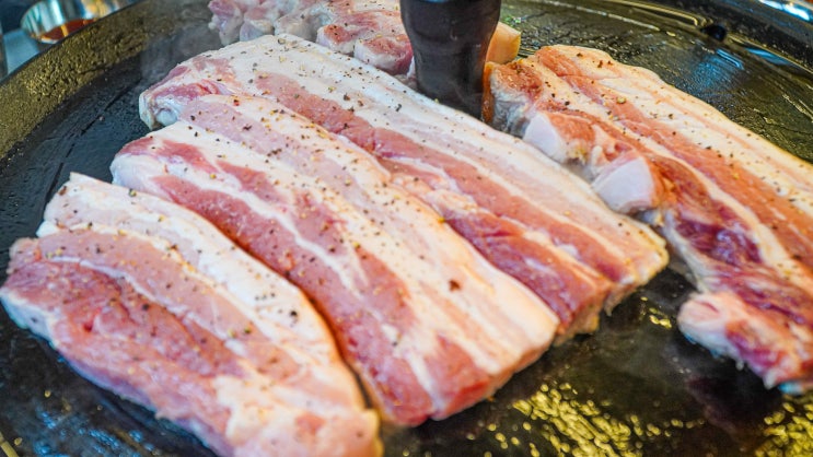  수원맛집 목구멍권선구점 솥뚜껑삼겹살