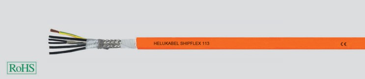 SHIPFLEX 113 cable for drag chain, halogen-free