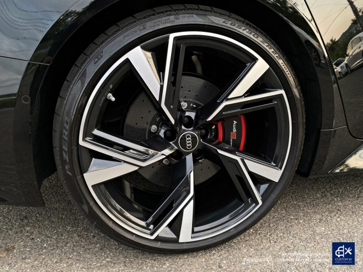 아우디 RS6 아반트 휠상처 다이아몬드 컷팅 휠복원