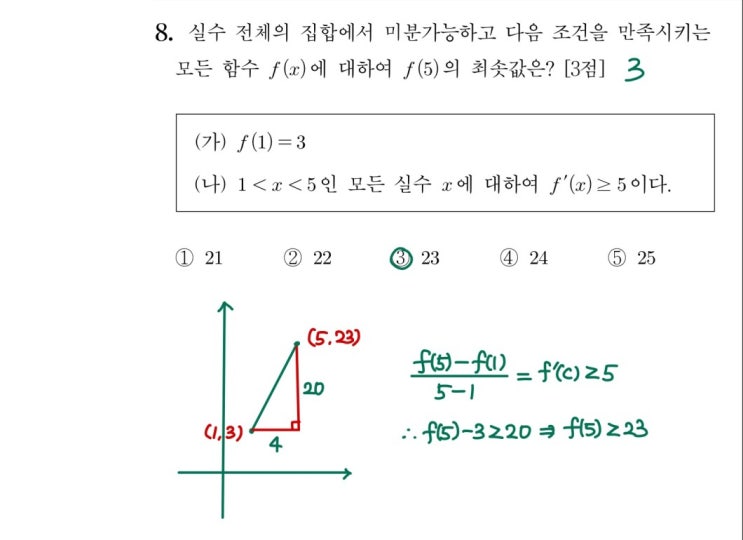 2023학년도 6모 8번 풀이