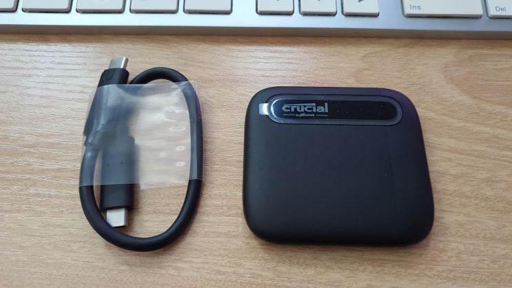  마이크론 크루셜 X6 외장 ssd 1TB c타입 구매 후기 리뷰
