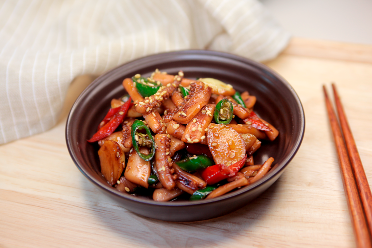  건오징어 마른오징어 조림 :: 매콤한 단짠 반찬 요리