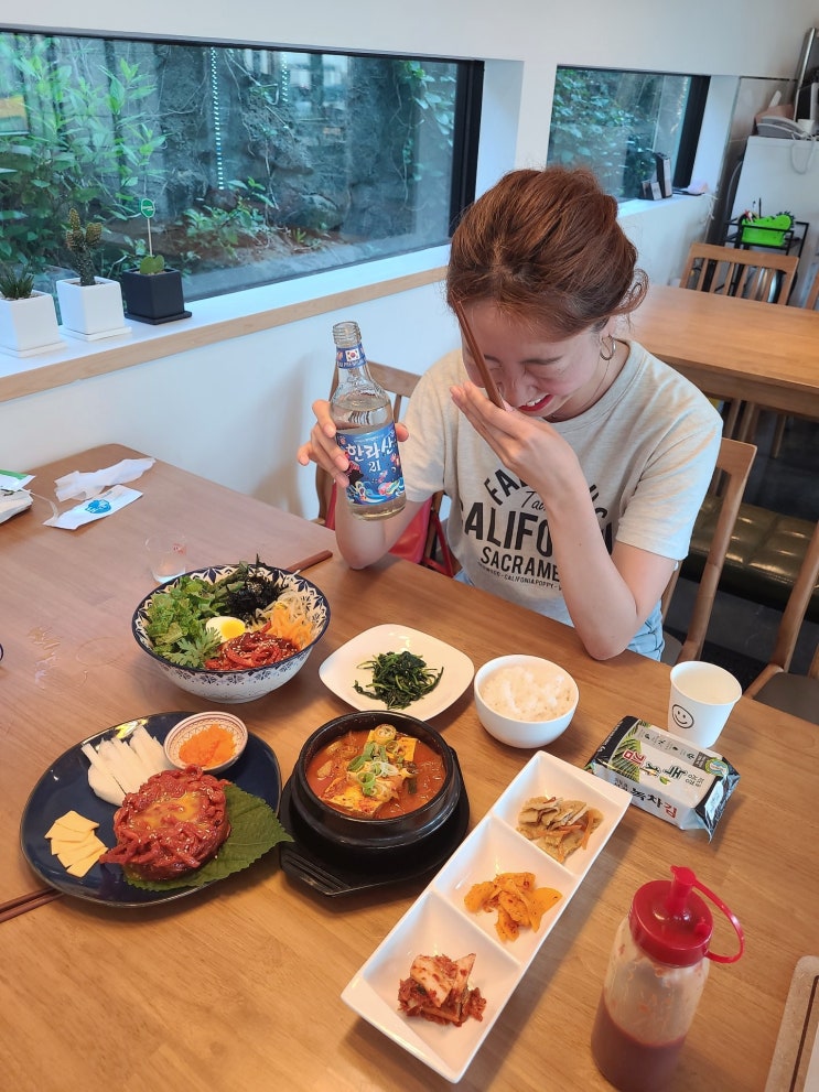  애월 도민맛집 육회한애월 애월술집으로 똬악 좋았다
