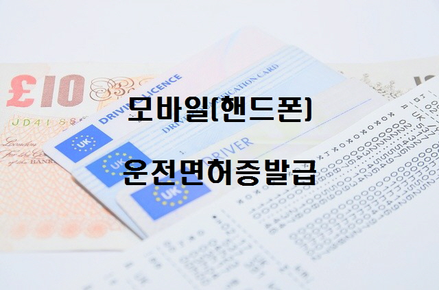  모바일 운전면허증 발급(핸드폰 운전면허증 발급)