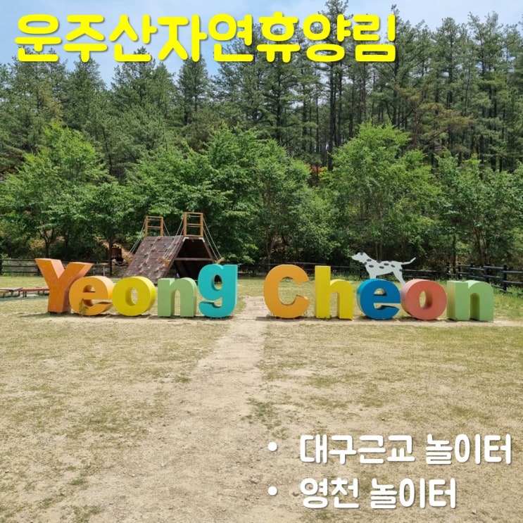  대구근교 놀이터 영천 운주산자연휴양림