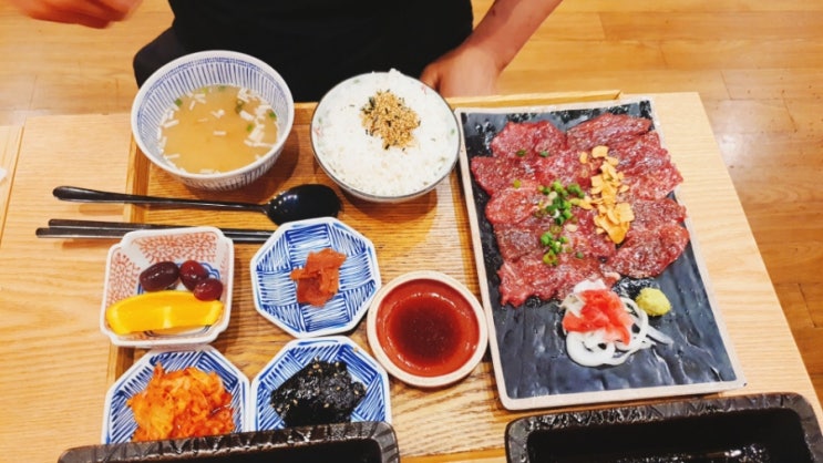 [일산 웨돔 규카츠 맛집] 동경규카츠정식 사이즈업+스테이크 정식